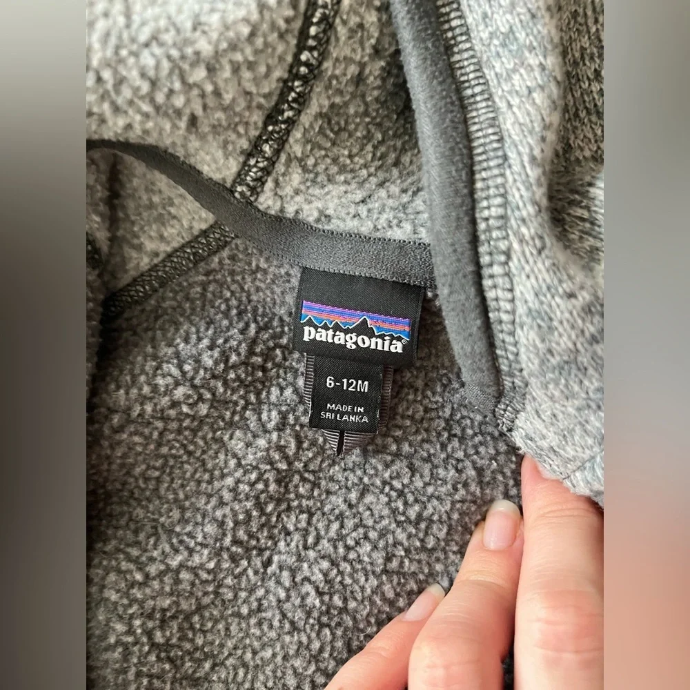 Patagonia Baby Better Sweater jacket in gray